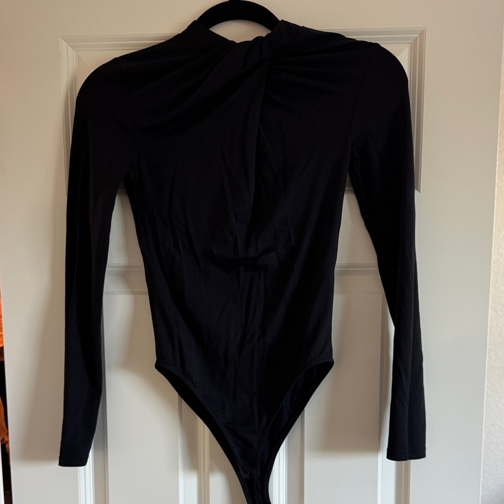 Zara Black bodysuit One Piece